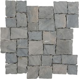 Wellker Natursteinmosaik Multiformat Marmor Ilo Black Chocolatto 30x30 cm Mosaikfliesen vielseitig einsetzbar