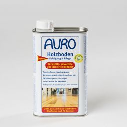 AURO Holzboden Reinigung & Pflege Nr. 661 für geölte gewachste & lackierte Böden Gründliche Reinigung und schonende Pflege für alle Holzböden