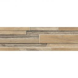 Wellker Wandverblender Feinsteinzeug Santiago Beige 16,3x51,7 cm Zur Wandgestalltung geeignet