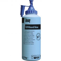 Knauf GIFAbond blue Systemkleber 1200 ml Ideal für Fugenverklebung von GIFAfloor Bodenelementen