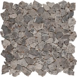 Wellker Natursteinmosaik Recife Marron Emparador Dark 30,5x30,5 cm Mosaikfliesen vielseitig einsetzbar