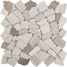 Wellker Natursteinmosaik Recife Grey / Stripes 30,5x30,5 cm Mosaikfliesen vielseitig einsetzbar