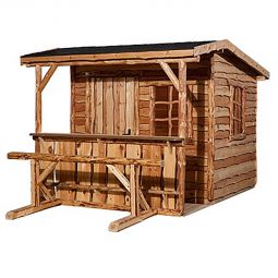 weka Gartenhaus 820 A naturbelassen Gartenhütte verschiedene Größen, Fichtenholz mit Wandstärke 16mm