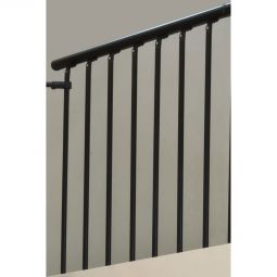 Minka Brüstungsgeländer Spiral Effect Buche schwarz gerade Sonderposten Ideal als Absturzsicherung für Treppen, Galerien oder Podeste
