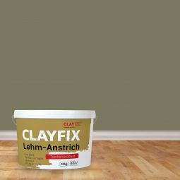CLAYTEC Lehm-Anstrich CLAYFIX Jade-Grün 1,5 kg oder 10 kg Eimer