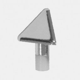BLANKE Fliesenschiene Dreiecksprofil Außenecke Messing glanzverchromt 14mm für exakten Eckabschluss mit passendem Dreiecksprofil