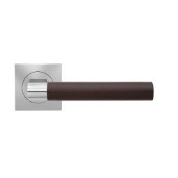 Karcher Türgriff-Garnitur Madeira ER45QLD Edelstahl matt Türklinke Patentierte Montagetechnik, mit Rückholfeder