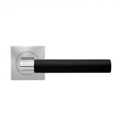 Karcher Türgriff-Garnitur Madeira ER45QLS Edelstahl matt Türklinke Türgriff Patentierte Montagetechnik, mit Rückholfeder