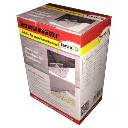 ferax Fugenkreuz transparent 57x10mm für Terrassenplatten, Paketinhalt: 48 Stück