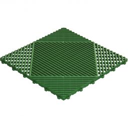 florco Klickfliese Kunststoff classic grün 40x40x1,8cm, stabil und robust kombinierbares Klicksystem
