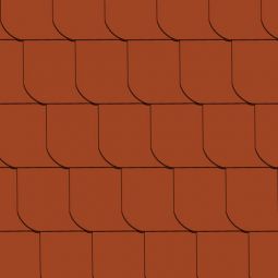 CEDRAL Dach- und Fassadenplatte 30x30 cm glatt, klassikrot universell einsetzbar, gerundet, gelocht