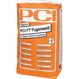 PCI FT Fugenweiß Fugenmörtel Weiß 2-25kg Beutel, für Steingut und Steinzeugbeläge
