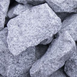 Bruchsteine Granit Grau verschiedene Körnungen