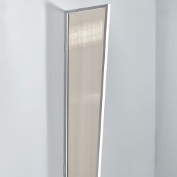 gutta Vordachseitenblende B1 Weiß Stegplatte Bronze 45x60x200cm, Aluminium Rahmen mit Bonze Stegplatte

















































