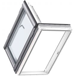 VELUX Ausstiegsfenster GXL 2166 Holz weiß lackiert THERMO 2 Kupfer 3-fach Energie-Verglasung