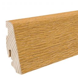HARO Sockelleiste furniert Eiche matt versiegelt strukturiert-matt Fußleisten 19x58x2200mm