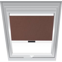 Roto Sichtschutzrollo Braun 2-R31 lichtdurchlässig, Bedienung manuell, für verschiedene Fenstergrößen konfigurierbar