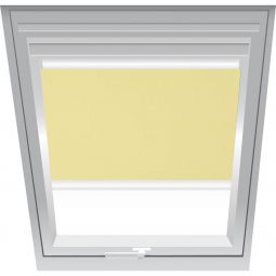 Roto Verdunklungsrollo Gelb 2-V26 lichtundurchlässig, Bedienung manuell oder elektrisch, für verschiedene Fenstergrößen konfigurierbar