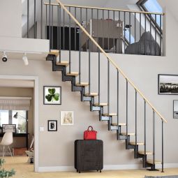 DOLLE Mittelholmtreppe Cork, inkl. einseitigem Geländer Stellen Sie Ihre Treppe selbst zusammen