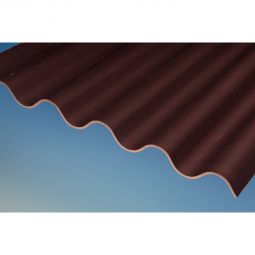 Otto Wolff OWONIT braun, 5 Profil Faserzement-Wellplatte Dachplatte 920 mm breit