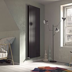 Ximax Raumheizkörper P1 Duplex 180x59,5 cm 1576 Watt Anthrazit RAL 7016 Doppellagig und damit noch leistungsstärkere Version des Ximax P1, aus kaltgewalztem, pulverbeschichteten Radiatorengütestahl, geeignet für jede gängige Zentralheizung