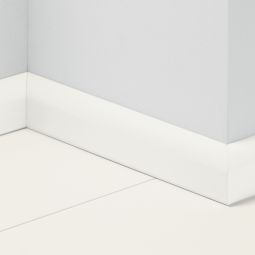 Parador Sockelleiste Uni Weiß glänzend D003 Fußleisten Länge 2200 mm, verschiedene Formen