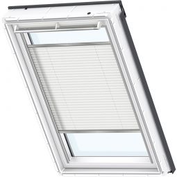 VELUX Plissee Uni Weiß 1016 Faltstore lichtdurchlässig, sorgt für harmonisches Tageslicht, für verschiedene VELUX-Dachfenster geeignet