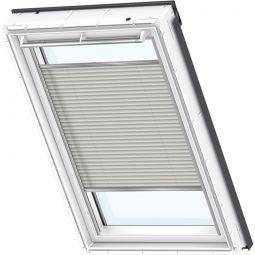 VELUX Plissee Uni Sand 1259 Faltstore lichtdurchlässig, sorgt für harmonisches Tageslicht, für verschiedene VELUX-Dachfenster geeignet
