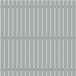 TraumGarten Sichtschutzzaun SQUADRA Alu Silber streichfrei, hochwertiges Aluminium, 180x180 cm & Maßanfertigungen