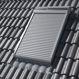Wellker Solar-Rollladen passend für VELUX Dachfenster - Sonderposten ohne Originalverpackung Baujahr 2000 bis heute, inkl. Funk-Wandschalter, Lieferung ohne Originalverpackung