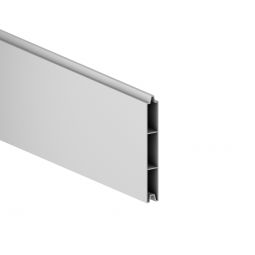 TraumGarten Sichtschutzzaun SYSTEM ALU Einzelprofil Silber Breite: 179 cm oder 238 cm
