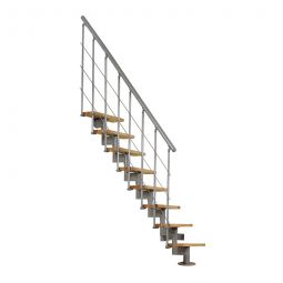 Minka Raumspartreppe STYLE Buche geradelaufend Holztreppe bis Geschosshöhe 304 cm