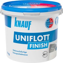 Knauf Uniflott Finish Spachtelmasse 8 kg sofort gebrauchsfertige Fugenspachtel.