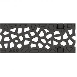ACO Drain Multiline Seal in Designrost Voronoi V100 passend zu Multiline und XtraDrain Rinnen, Länge 500 mm
