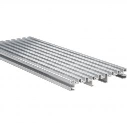 NATURinFORM Terrassen-Bodenrost Aluminium für WPC-Terrassendielen 140x20x4000 mm, Universalzubehör für zusätzliche Belüftung