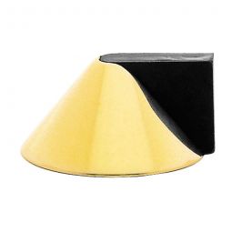 Karcher Türstopper Z192378 Messing Zirkonium poliert Boden Praktischer Helfer in Haus und Büro, feste Montage am Boden