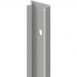 TraumGarten Sichtschutzzaun Pfosten-Eckmontageadapter für U-Profile silber zum realisieren von Winkeln in Zaunanlagen von 45°-135°, verschiedene Größen
