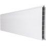 GroJa BasicLine schmal PVC-Steckzaun Sichtschutzzaun Weiss Einzelprofil Sichtschutz Steckzaun Lamellenzaun