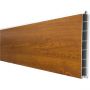 GroJa BasicLine schmal PVC-Steckzaun Sichtschutzzaun Golden Oak Einzelprofil Sichtschutz Steckzaun Lamellenzaun
