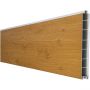 GroJa BasicLine schmal PVC-Steckzaun Sichtschutzzaun Asteiche Natur Einzelprofil Sichtschutz Steckzaun Lamellenzaun