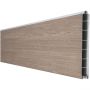 GroJa BasicLine schmal PVC-Steckzaun Sichtschutzzaun Sheffield Oak Einzelprofil Sichtschutz Steckzaun Lamellenzaun