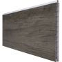 GroJa BasicLine Premium Steckzaun Sichtschutzzaun Monument Oak Einzelprofil Sichtschutz Steckzaun Lamellenzaun