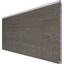 GroJa BasicLine Premium PVC-Steckzaun Sichtschutzzaun Grey Ash Cut Einzelprofil Sichtschutz Steckzaun Lamellenzaun
