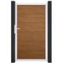 GroJa Einzeltor BasicLine PVC-Steckzaun Golden Oak 