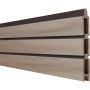 GroJa Solid Rhombus BPC-Steckzaun Sichtschutzzaun Bi-Color co-extrudiert, Einzelprofil Sichtschutz Steckzaun Rhombuszaun