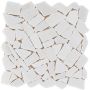Natursteinmosaik Polymosaik Poly Bianco Carrara 30,5x30,5 cm Mosaikfliesen