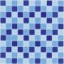 Glasmosaik Hellblau Mix 30x30 cm Mosaikfliesen 4 mm