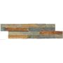 Wellker Wandverblender Naturstein Schiefer Multicolor Format Z 40x10 cm Riemchen
