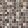 Kombimosaik Naturstein Metall Schiefer Quarzit Glas Kupfer 30x30 cm Mosaikfliesen 8 mm