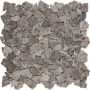 Natursteinmosaik Polymosaik Poly Marron Emparador Dark 30,5x30,5 cm Mosaikfliesen